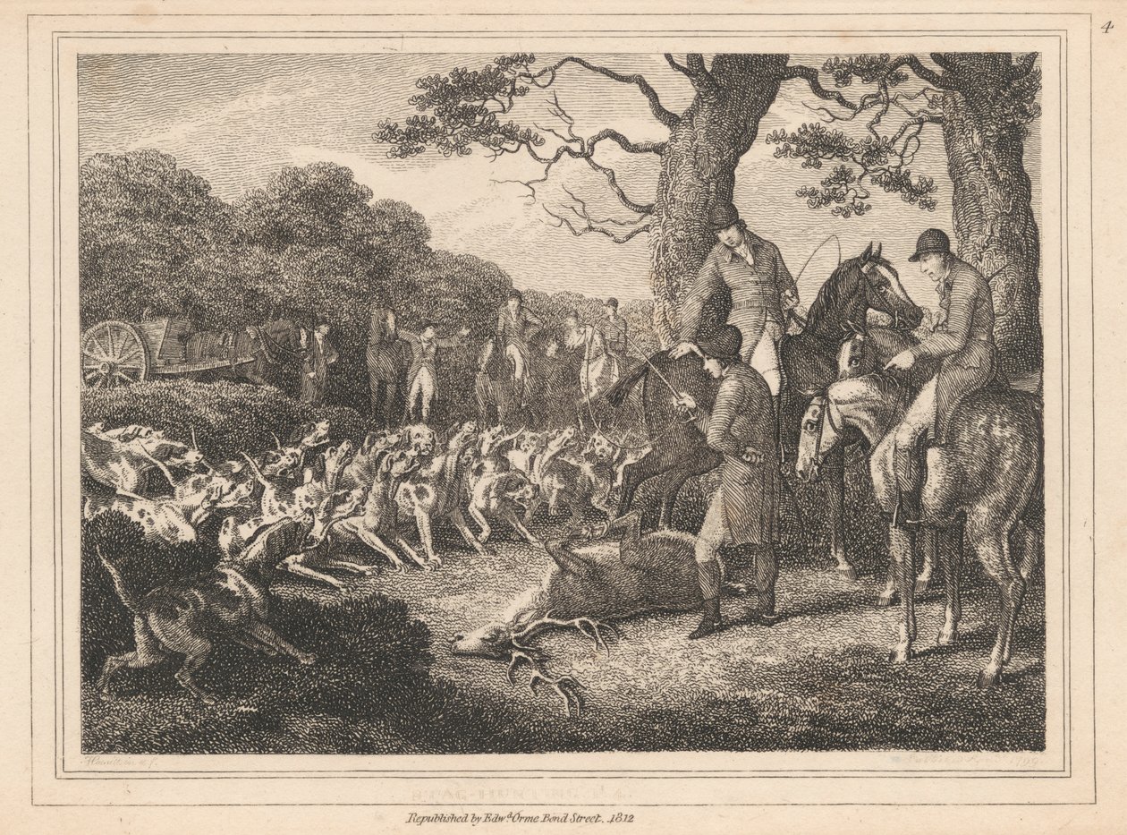 Chasse au cerf - Samuel Howitt