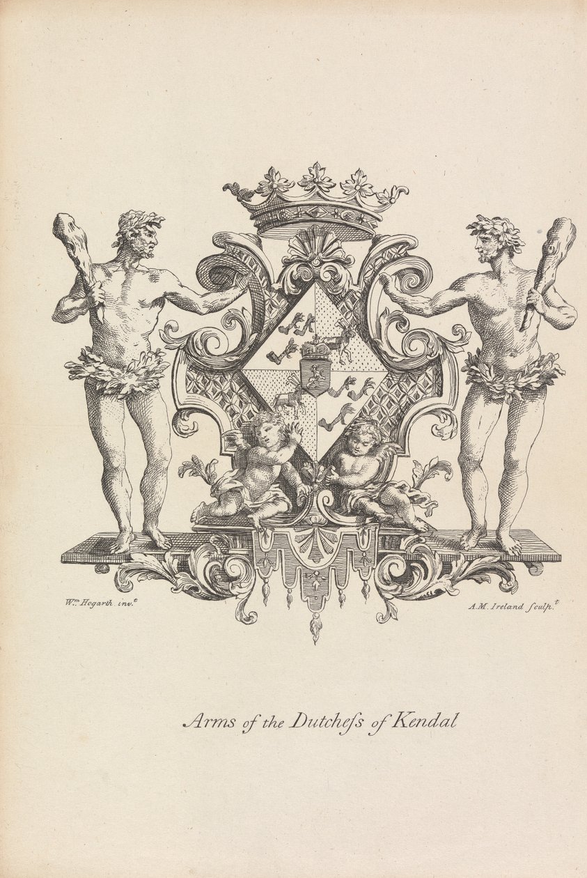 Armoiries de la Duchesse de Kendal - Samuel Ireland