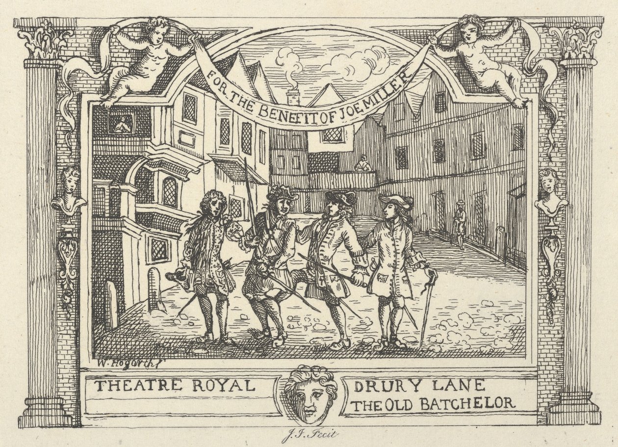 Billet de bénéfice pour Joe Miller, 1794-99 - Samuel Ireland