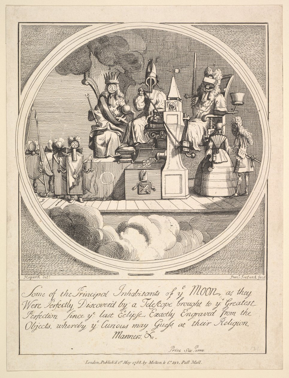 Quelques-uns des principaux habitants de la Lune, tels qu