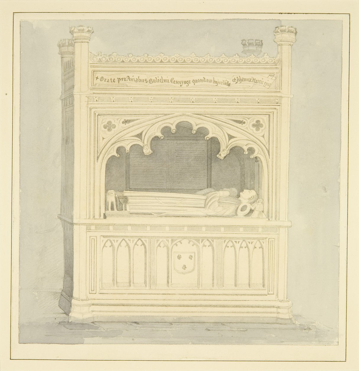 Monument à William Canynges dans St Mary Redcliffe - Samuel Jackson