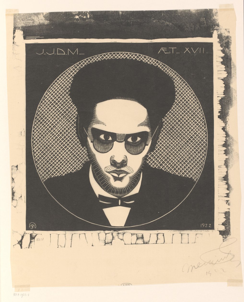 Portrait de Jaap Jessurun de Mesquita - Samuel Jessurun de Mesquita (signed by artist)