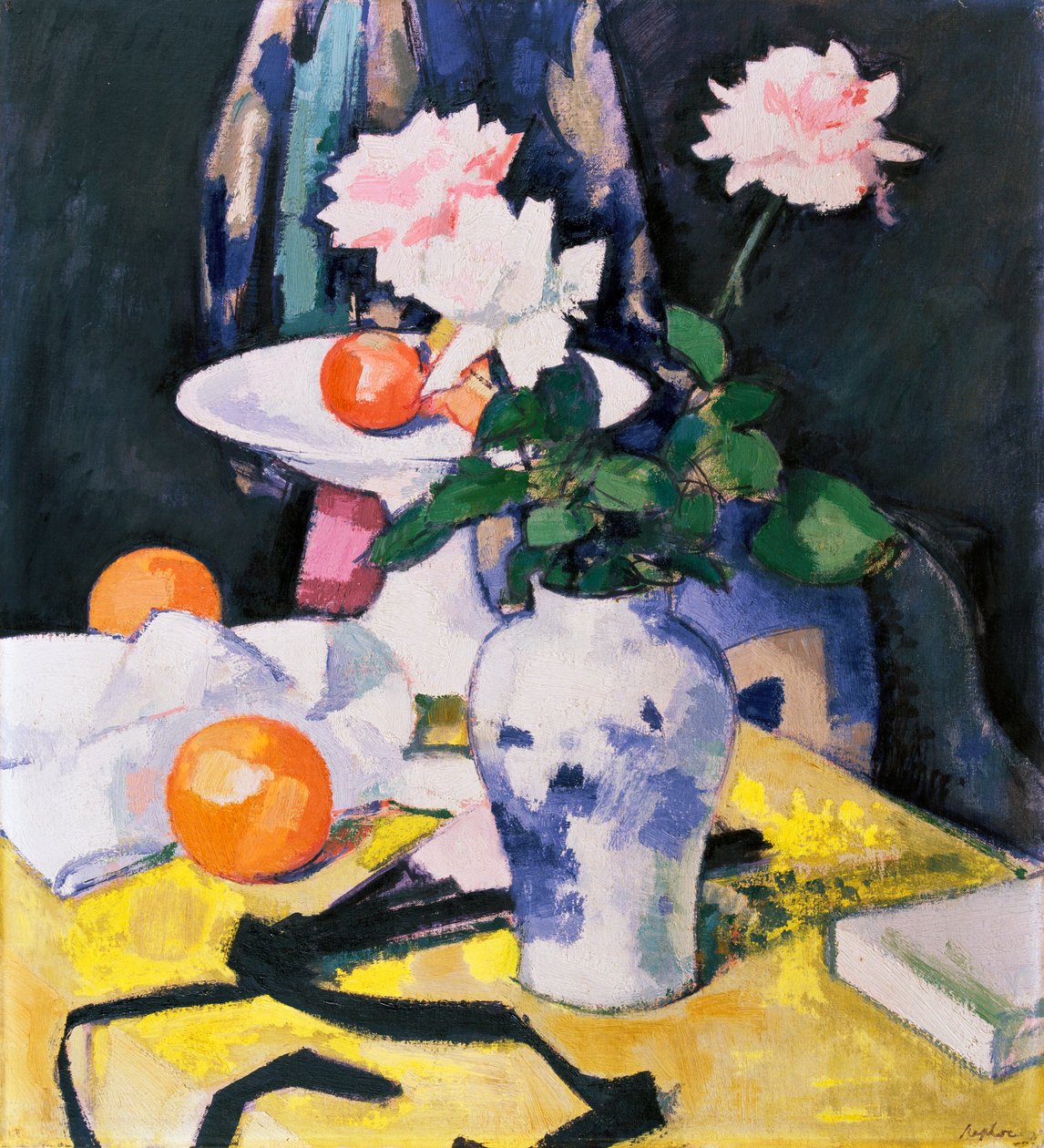 Roses et oranges - Samuel John Peploe