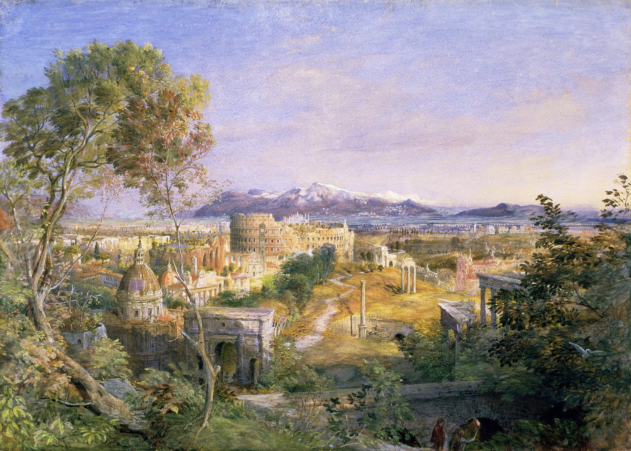 Vue de la Rome antique, 1838 - Samuel Palmer