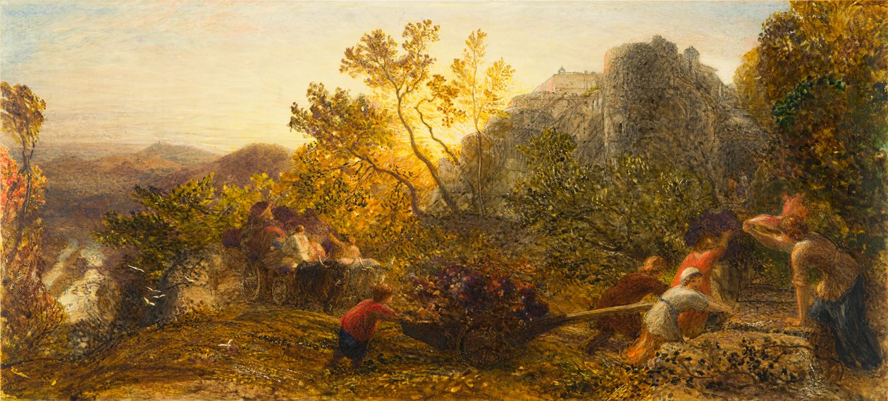 Récolte dans le vignoble, 1859 - Samuel Palmer