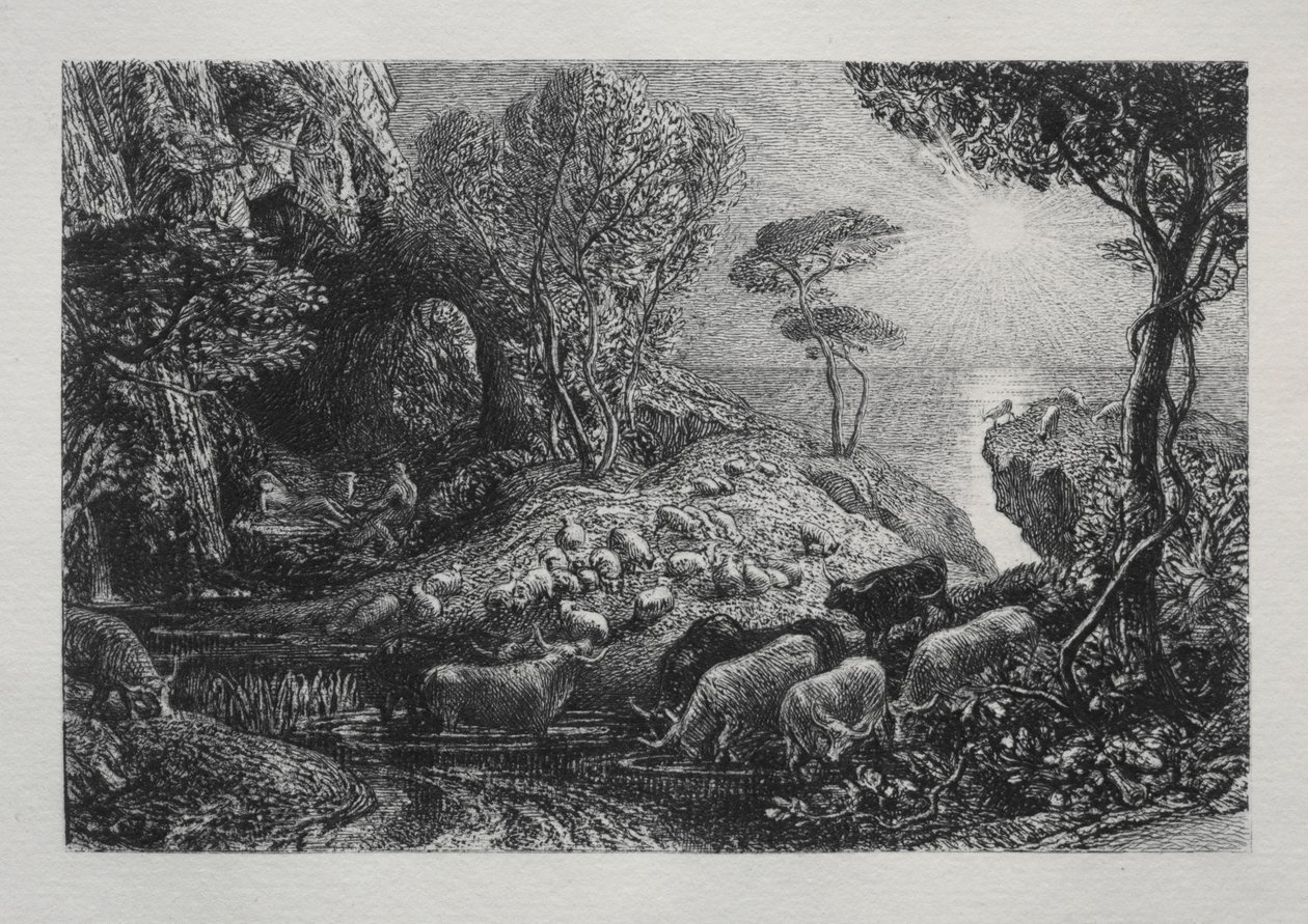 Moeris et Galatée, 1883 - Samuel Palmer