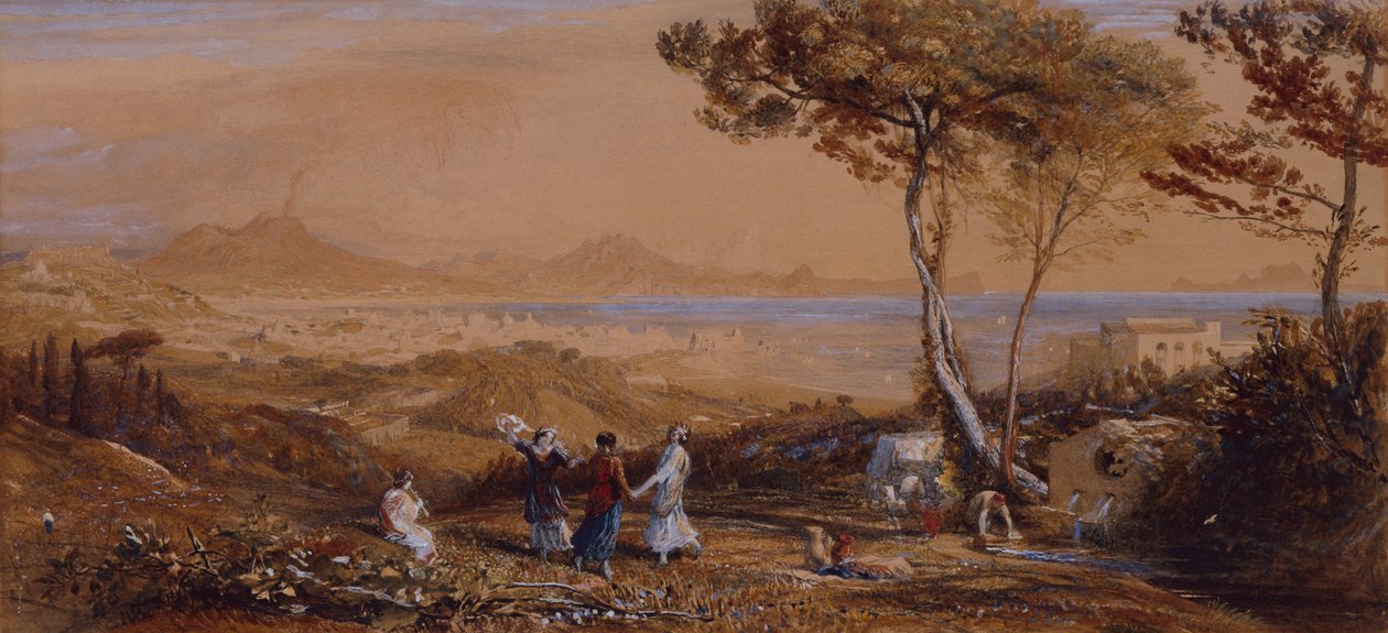 La baie de Naples - Samuel Palmer