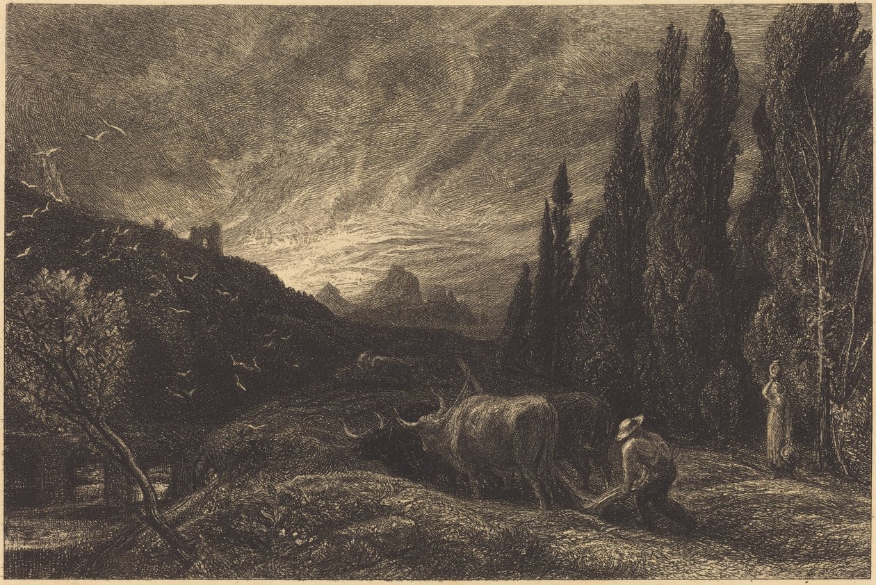 Le laboureur matinal - Samuel Palmer