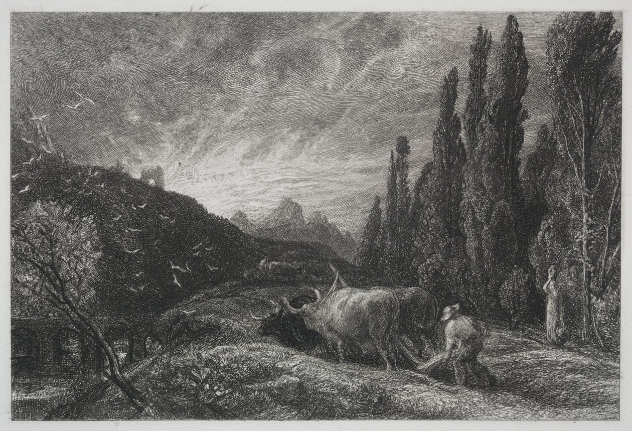 Le Laboureur matinal - Samuel Palmer
