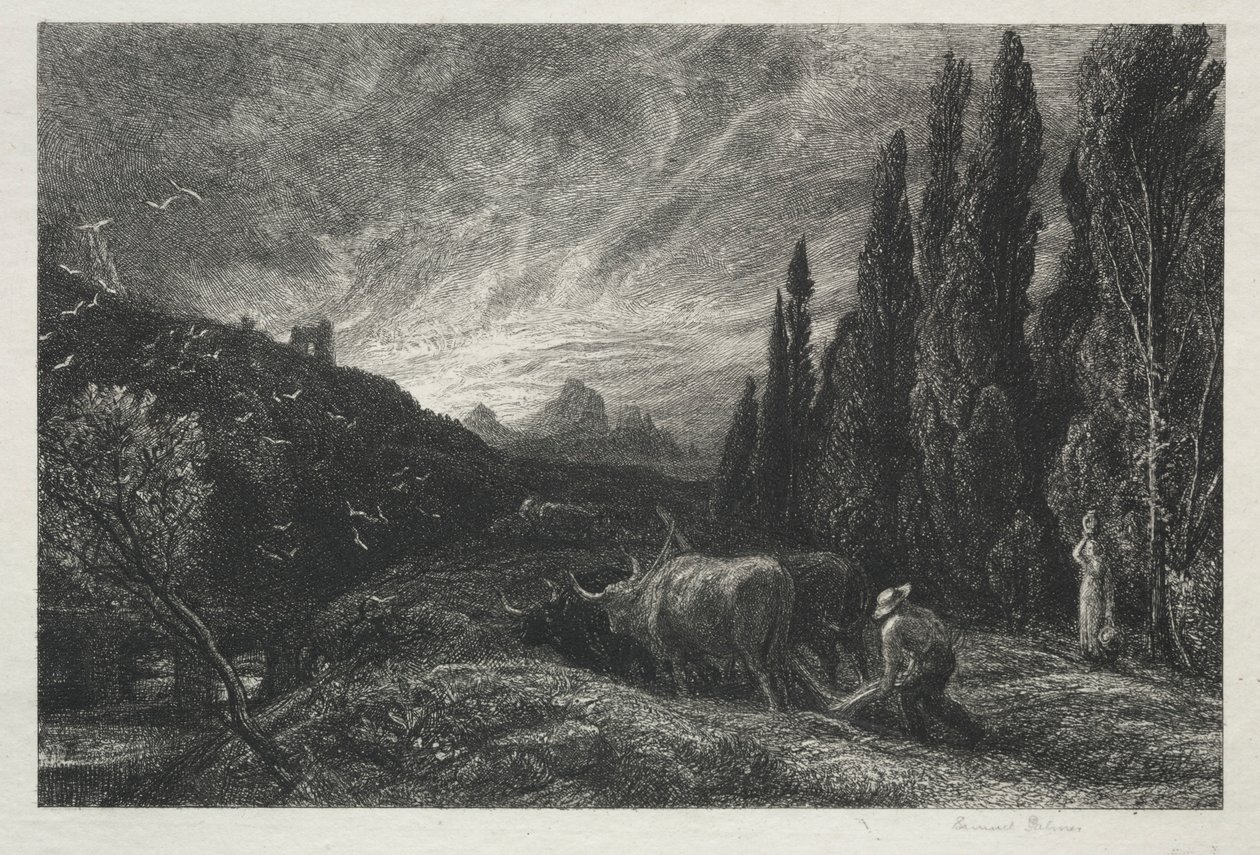 Le premier laboureur - Samuel Palmer