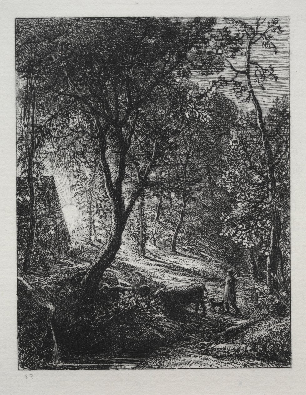 La Chaumière du berger - Samuel Palmer