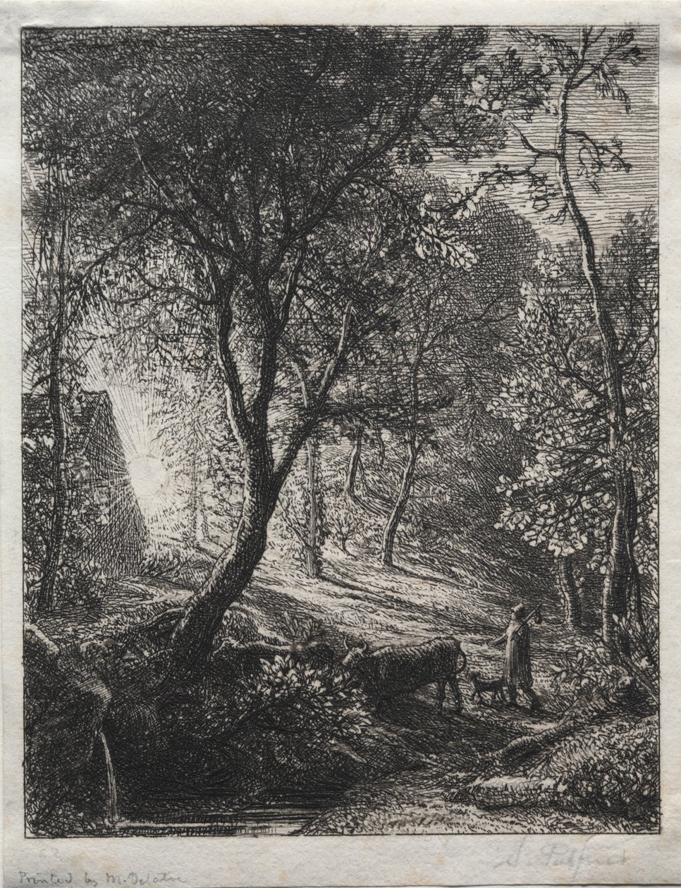 La Chaumière du berger - Samuel Palmer