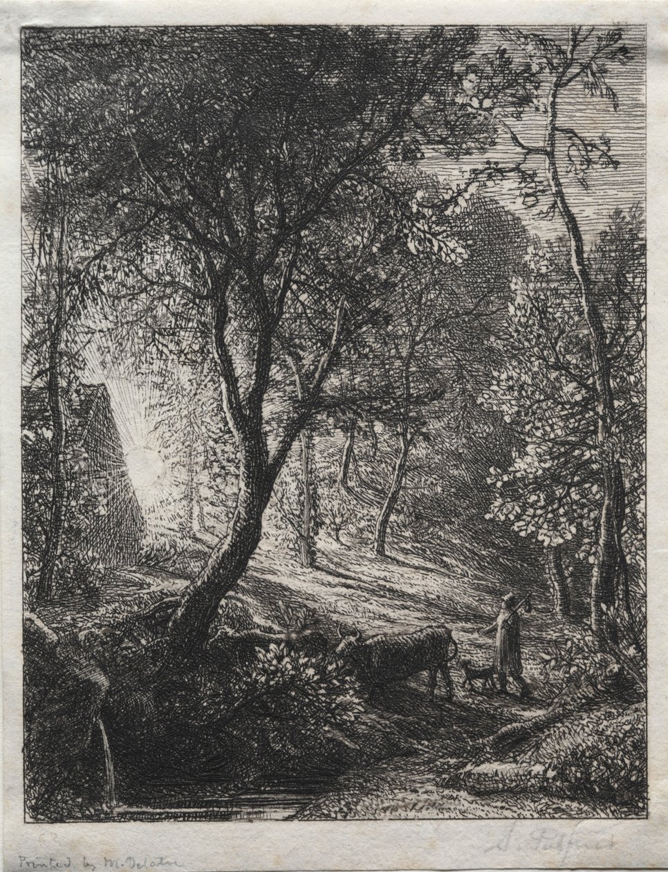 Le cottage du berger, 1850 - Samuel Palmer