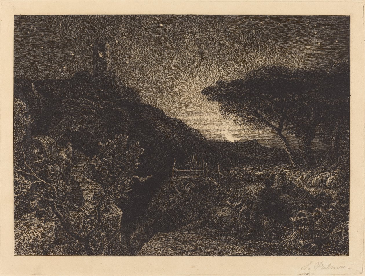 La tour solitaire - Samuel Palmer