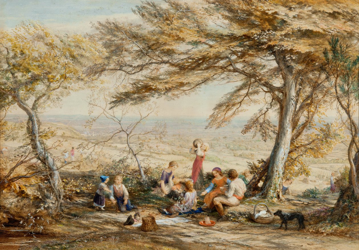 Le dîner rustique - Samuel Palmer