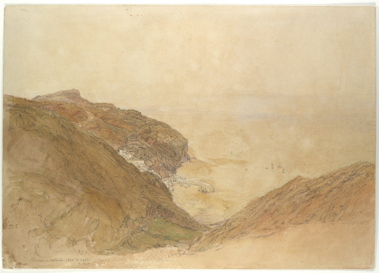 Vue de Clovelly, Devon - Samuel Palmer