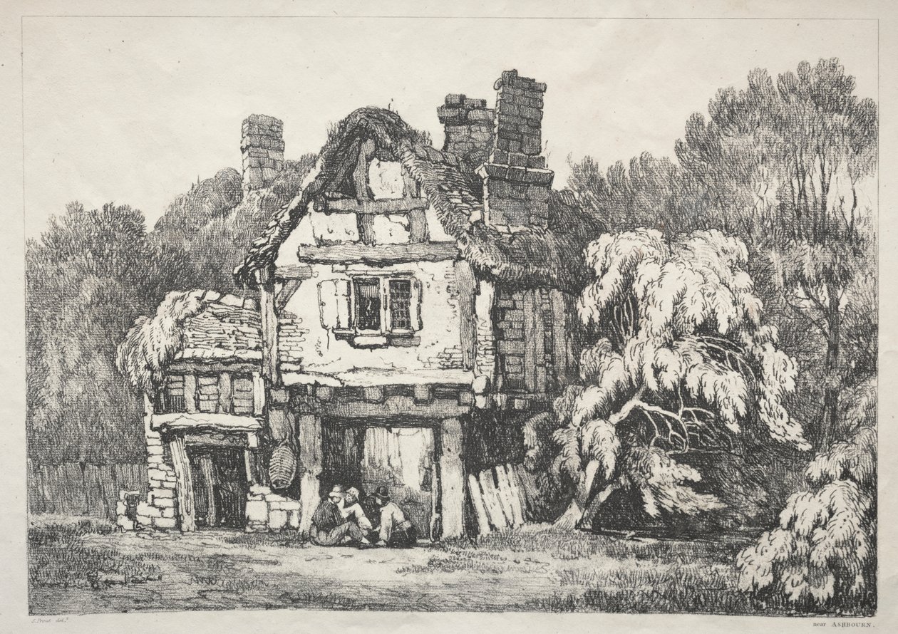 Une Série de Bâtiments Anciens et de Cottages Ruraux dans le Nord de l