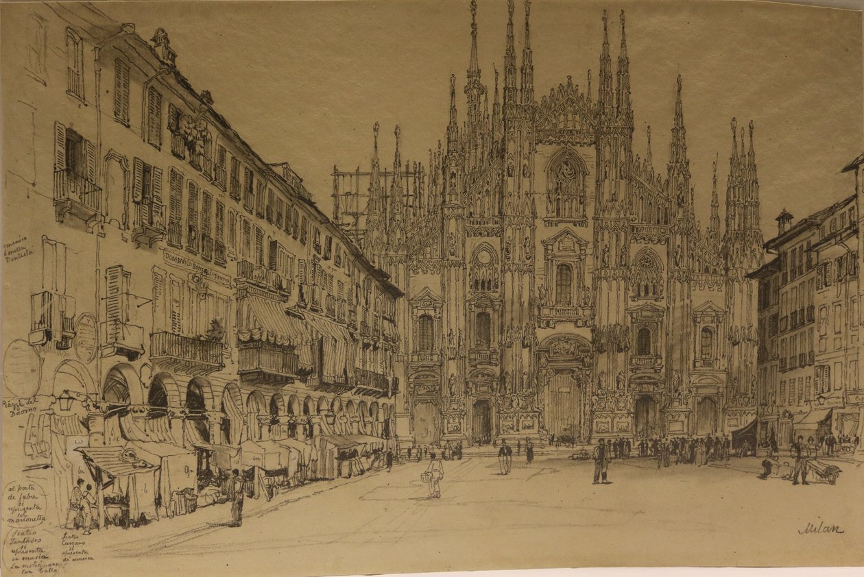 Cathédrale, Milan, date inconnue - Samuel Prout