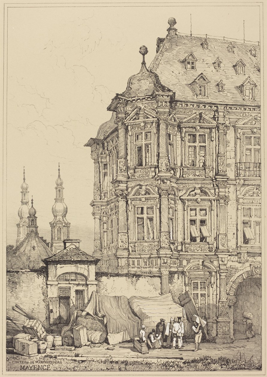 Château de Martinsbourg, Mayence - Samuel Prout
