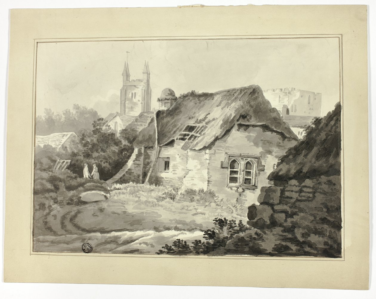 Chalets et clochers - Samuel Prout