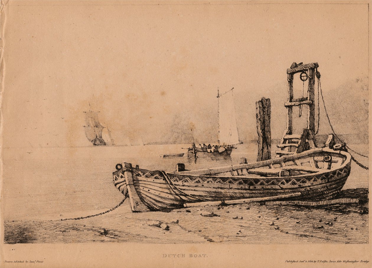 Bateau hollandais - Samuel Prout