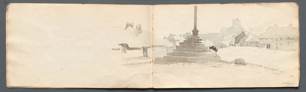 Carnet de croquis : Norham, 1814 - Samuel Prout