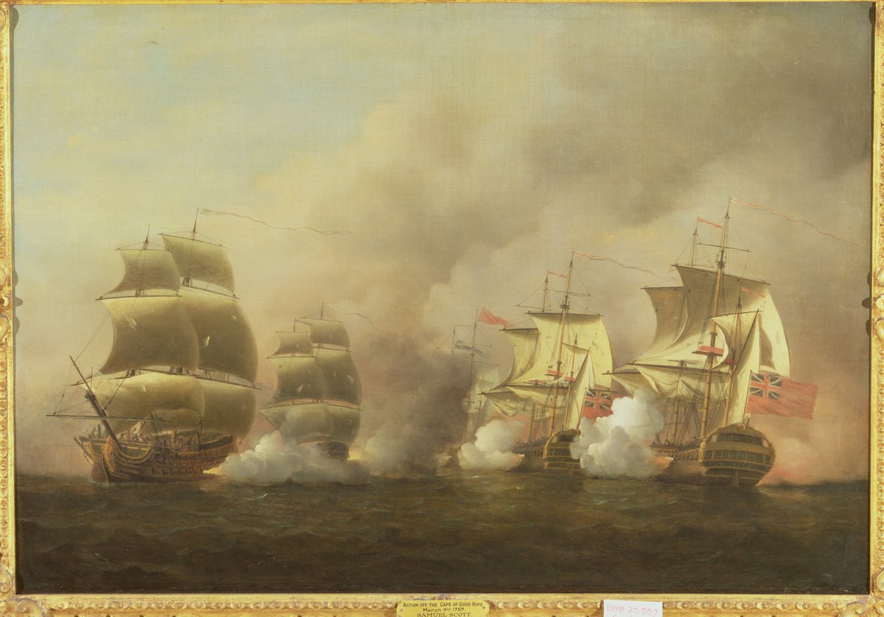 Action au large du Cap de Bonne-Espérance, 9 mars - Samuel Scott