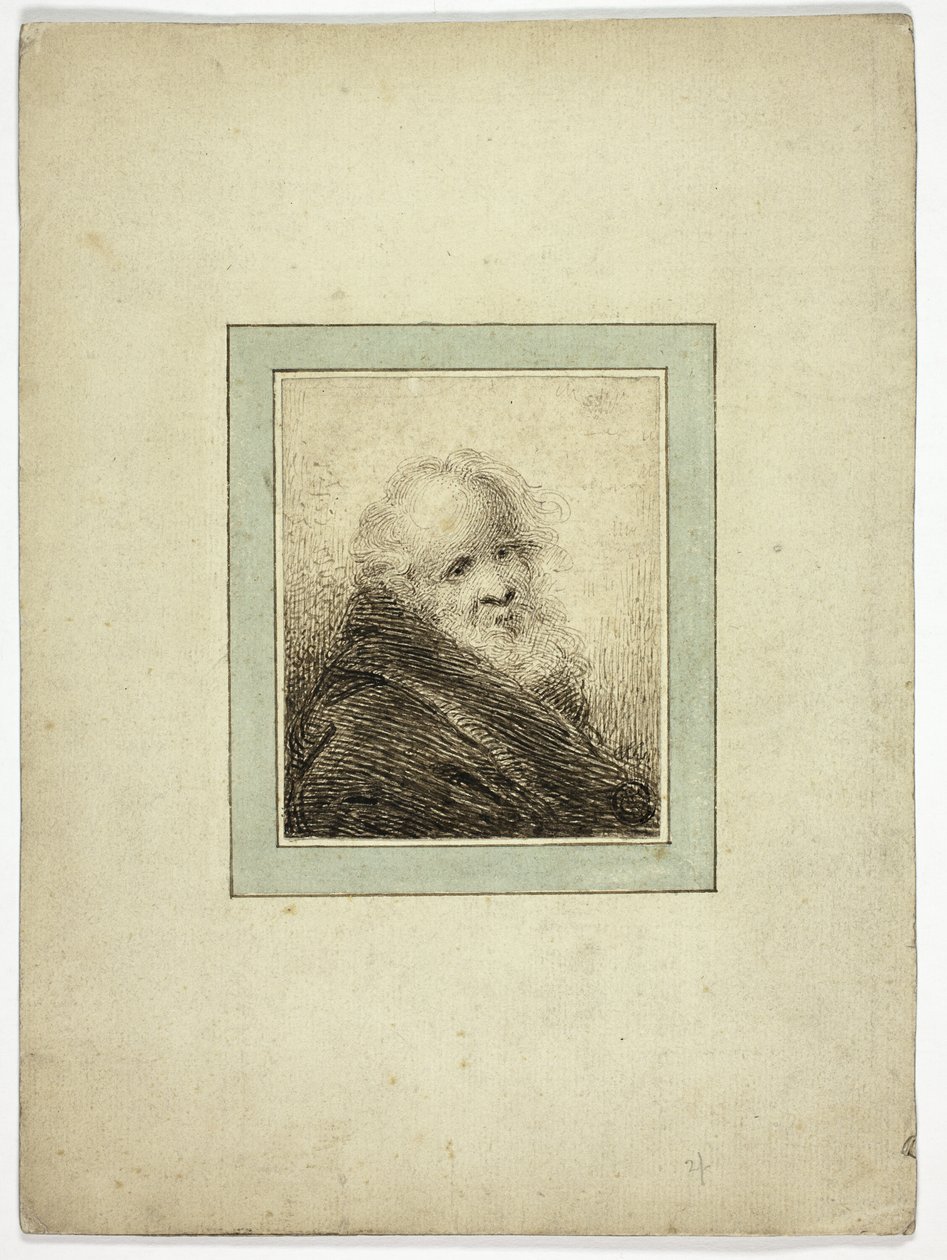 Buste de vieil homme - Samuel Shelley