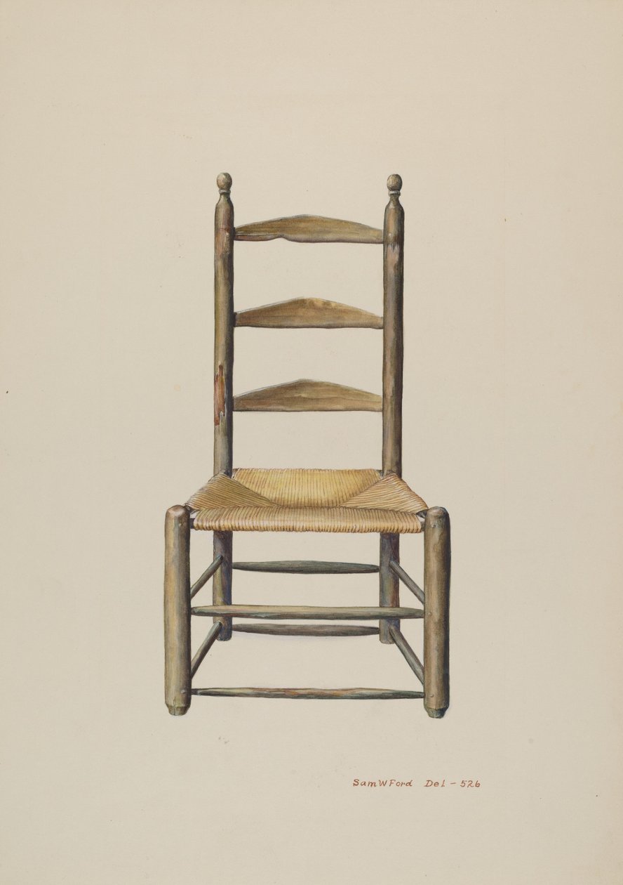 Chaise à Dossier Échelle de Pennsylvanie - Samuel W. Ford