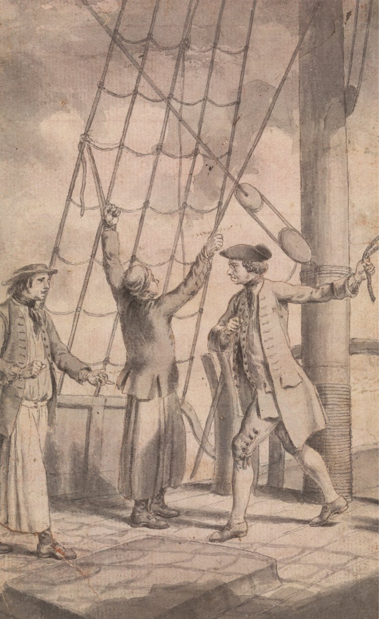 Le meurtre de Kenith Hossack par le capitaine Lowry - Samuel Wale
