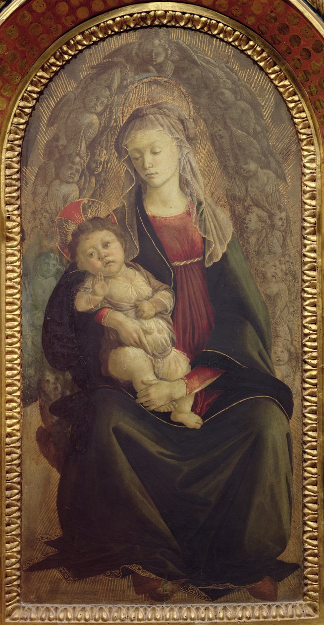 Madone et enfant en gloire - Sandro Botticelli