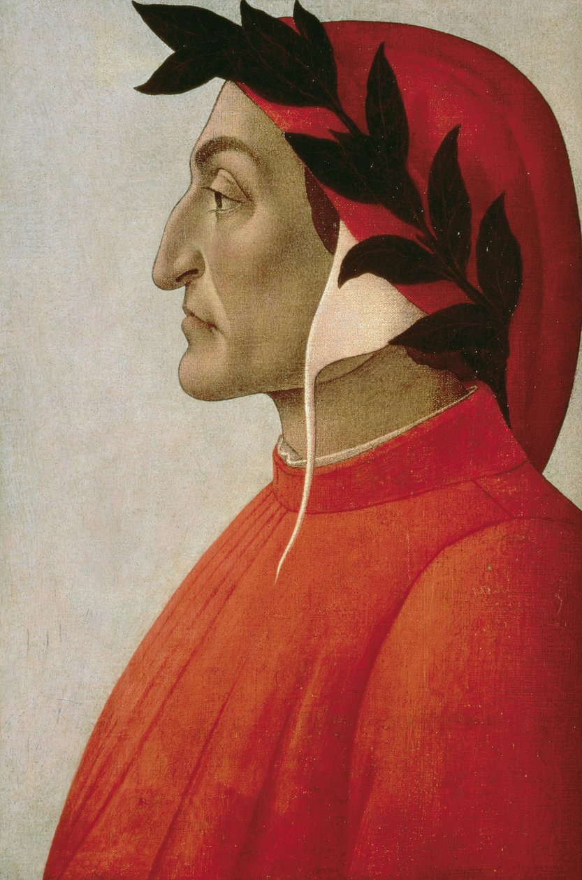 Portrait de Dante - Sandro Botticelli