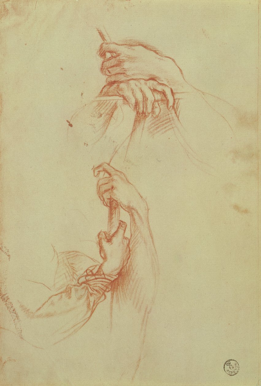 Deux études des mains d