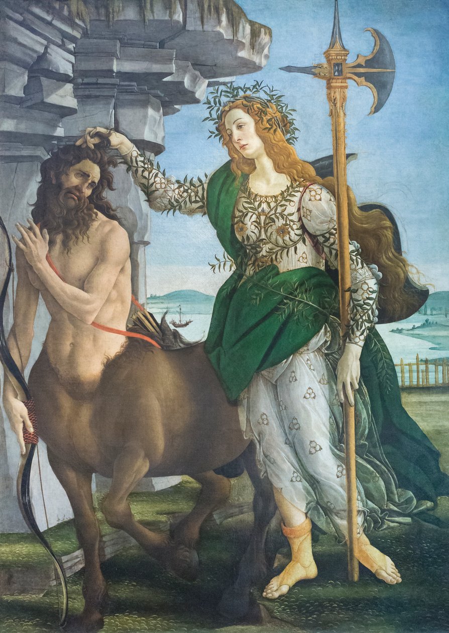 Pallas et le centaure - Sandro Botticelli