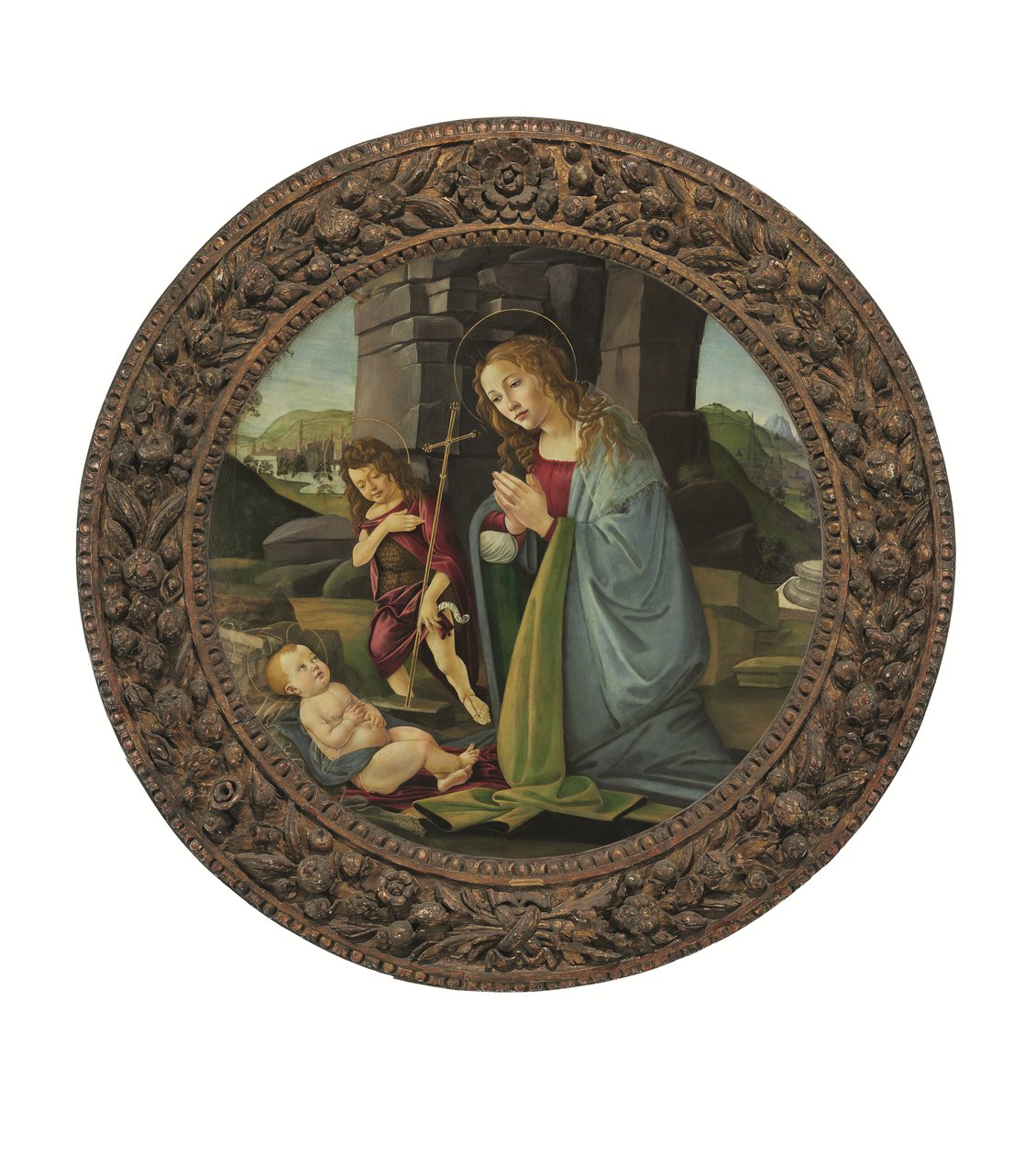 La Vierge adorant l