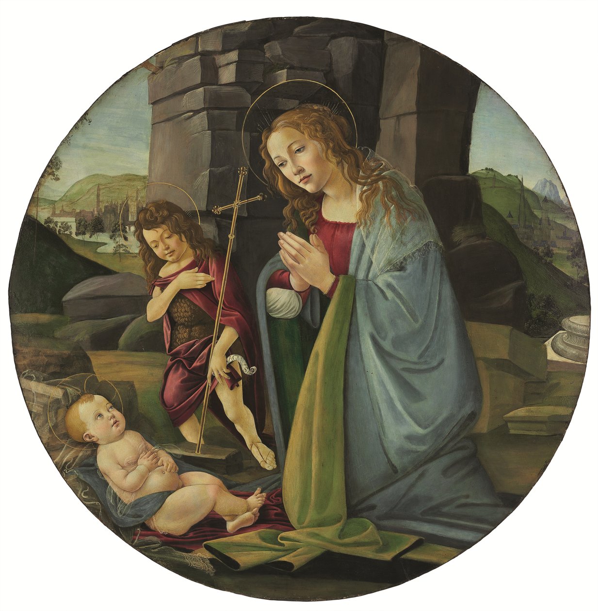 La Vierge adorant l