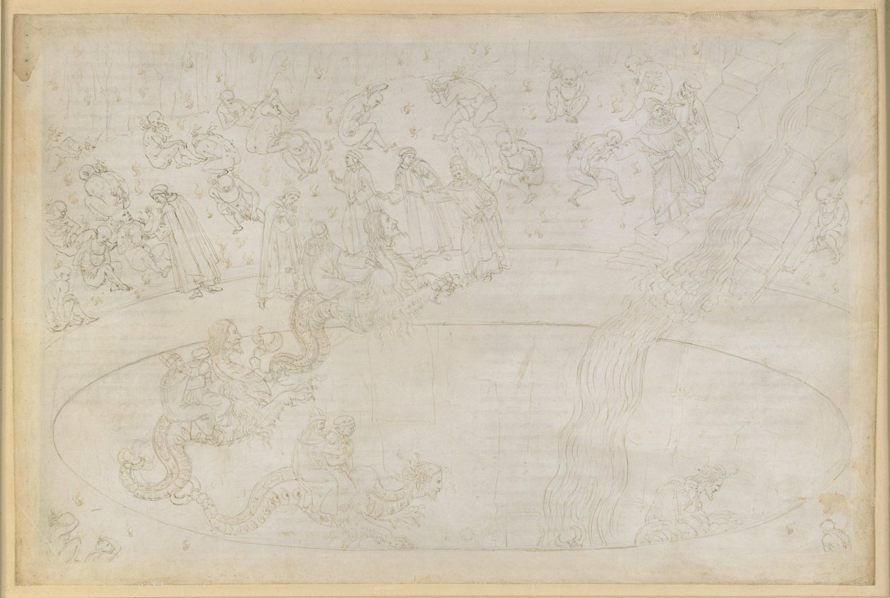 La Divine Comédie, Enfer XVII. Virgile et Dante dans le septième cercle de l