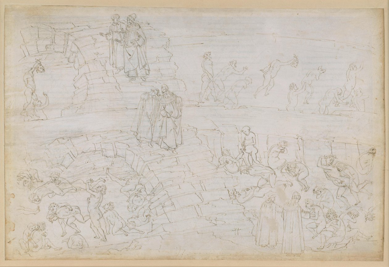 La Divine Comédie, Enfer XXIX. Virgile et Dante dans le huitième cercle de l