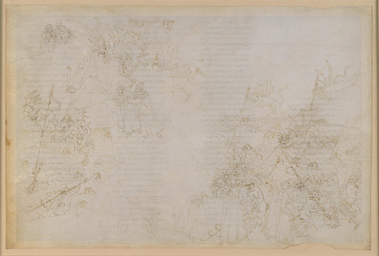 La Divine Comédie, Enfer XXI. Virgile et Dante dans le huitième cercle de l