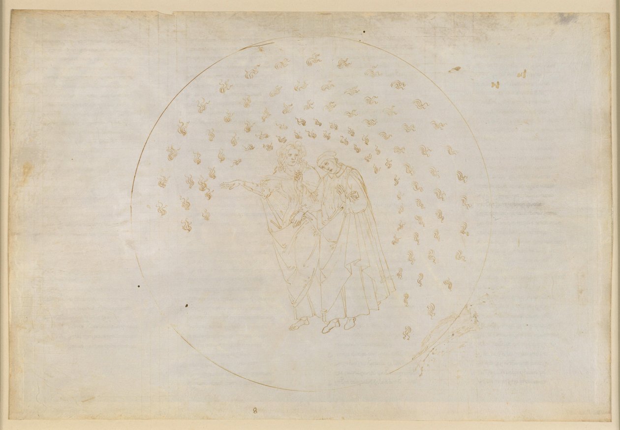 La Divine Comédie, Paradis VIII. Troisième sphère planétaire (ciel de Vénus) : le royaume des amoureux ; l