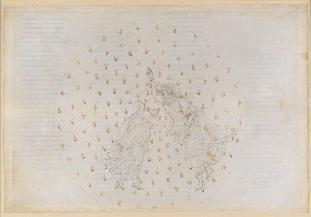 La Divine Comédie, Paradis VI. Deuxième sphère planétaire (ciel de Mercure) : Justinien raconte à Dante l
