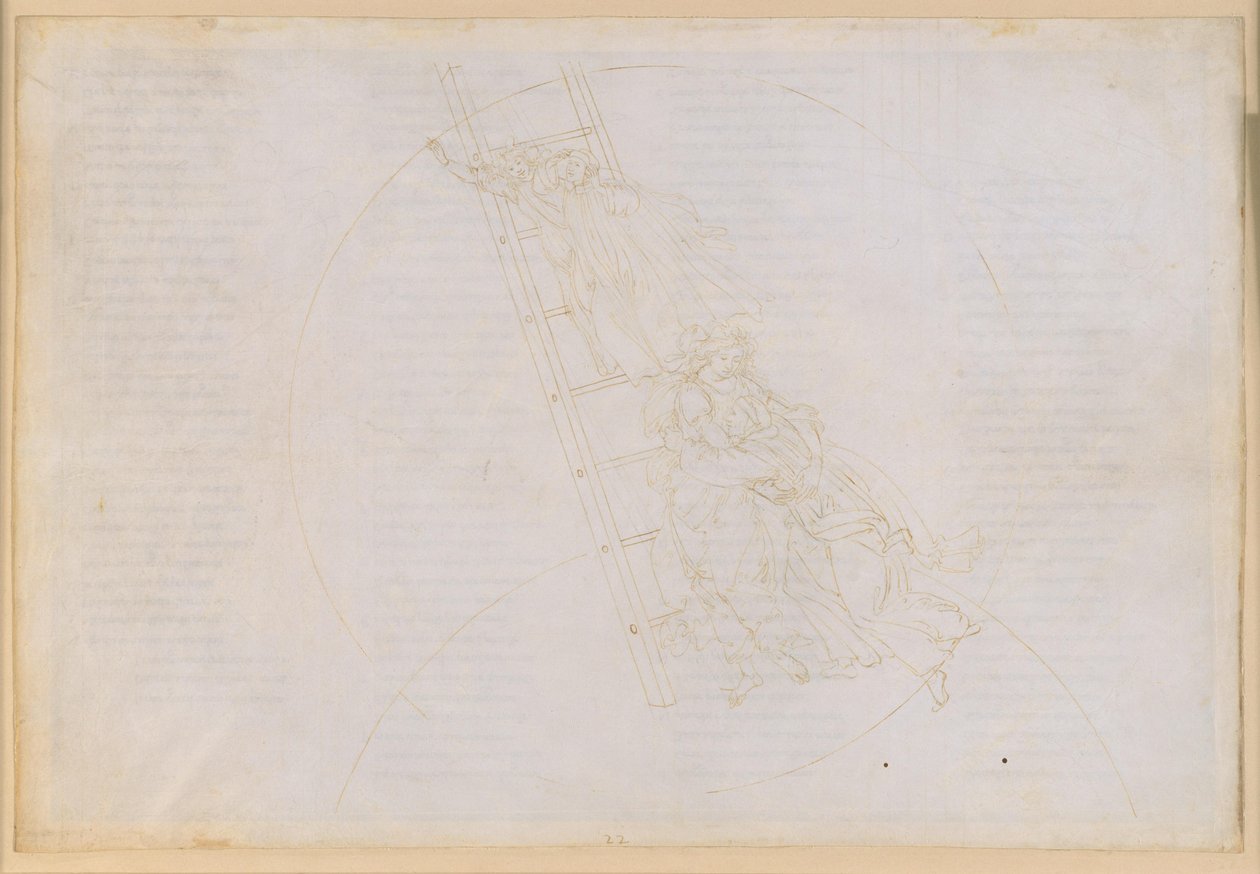 La Divine Comédie, Paradis XXII. Septième sphère planétaire (ciel de Saturne) : récit de saint Benoît ; ascension par l