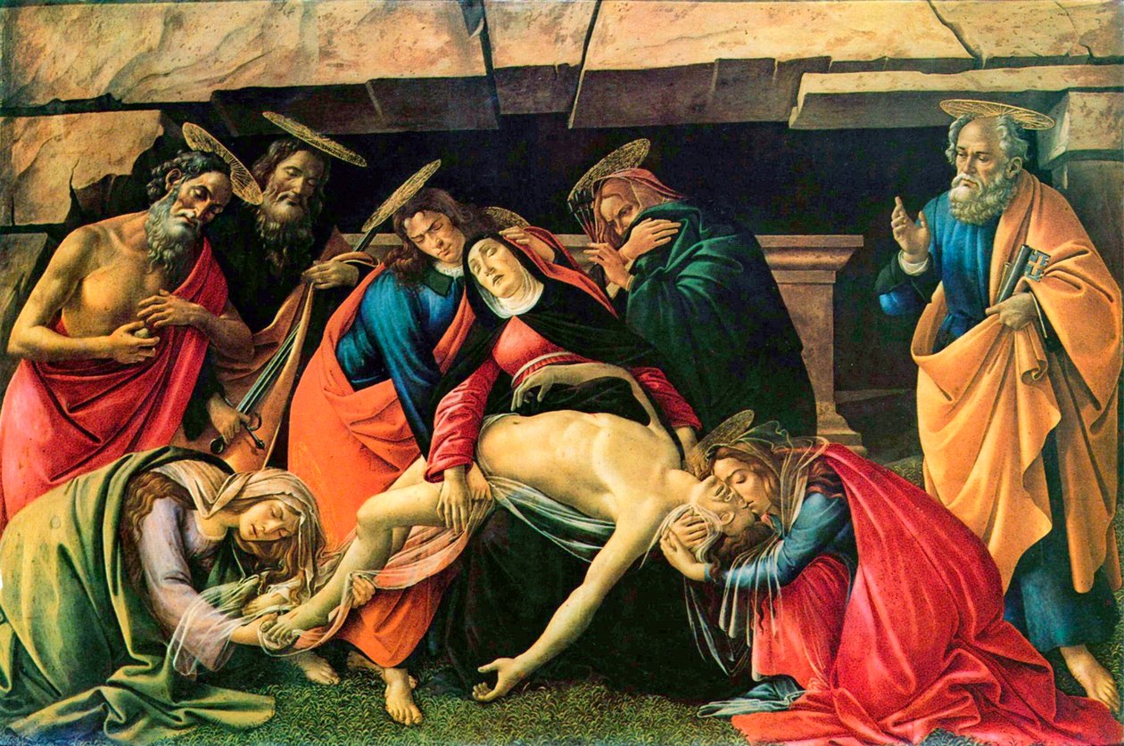 Lamentation sur le Christ mort, 1490-1492 - Sandro Botticelli