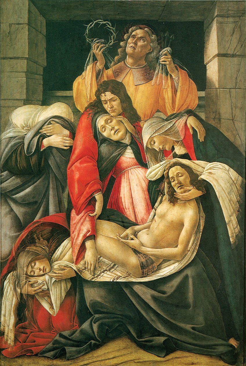 La lamentation sur le Christ mort - Sandro Botticelli