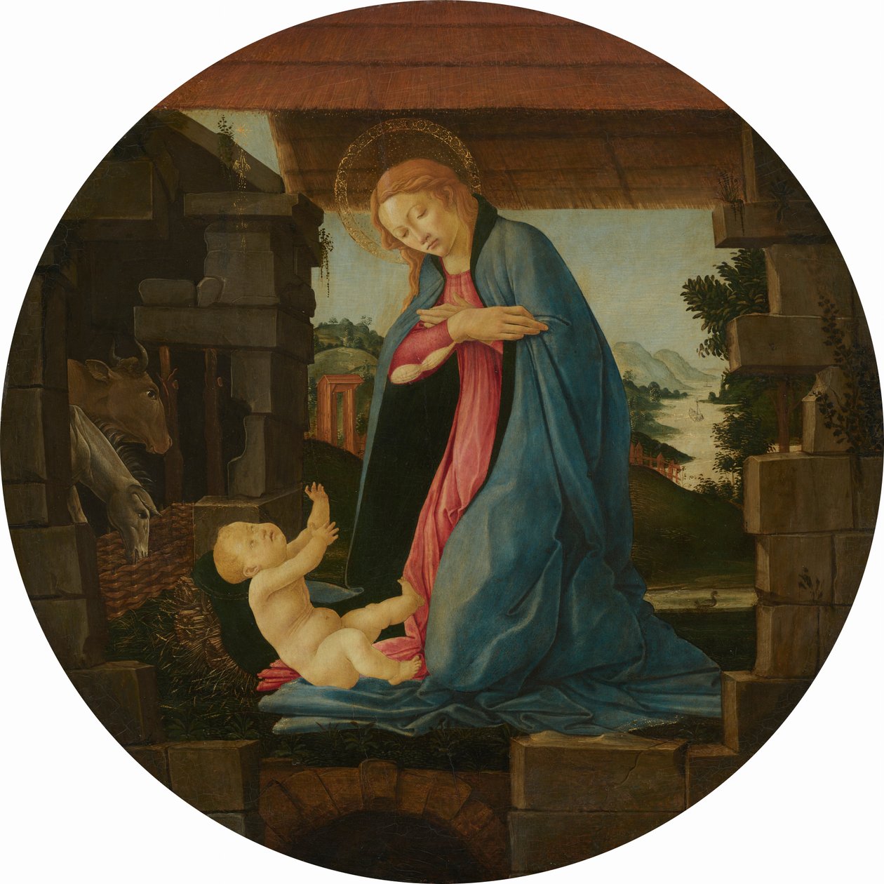 La Vierge adorant l