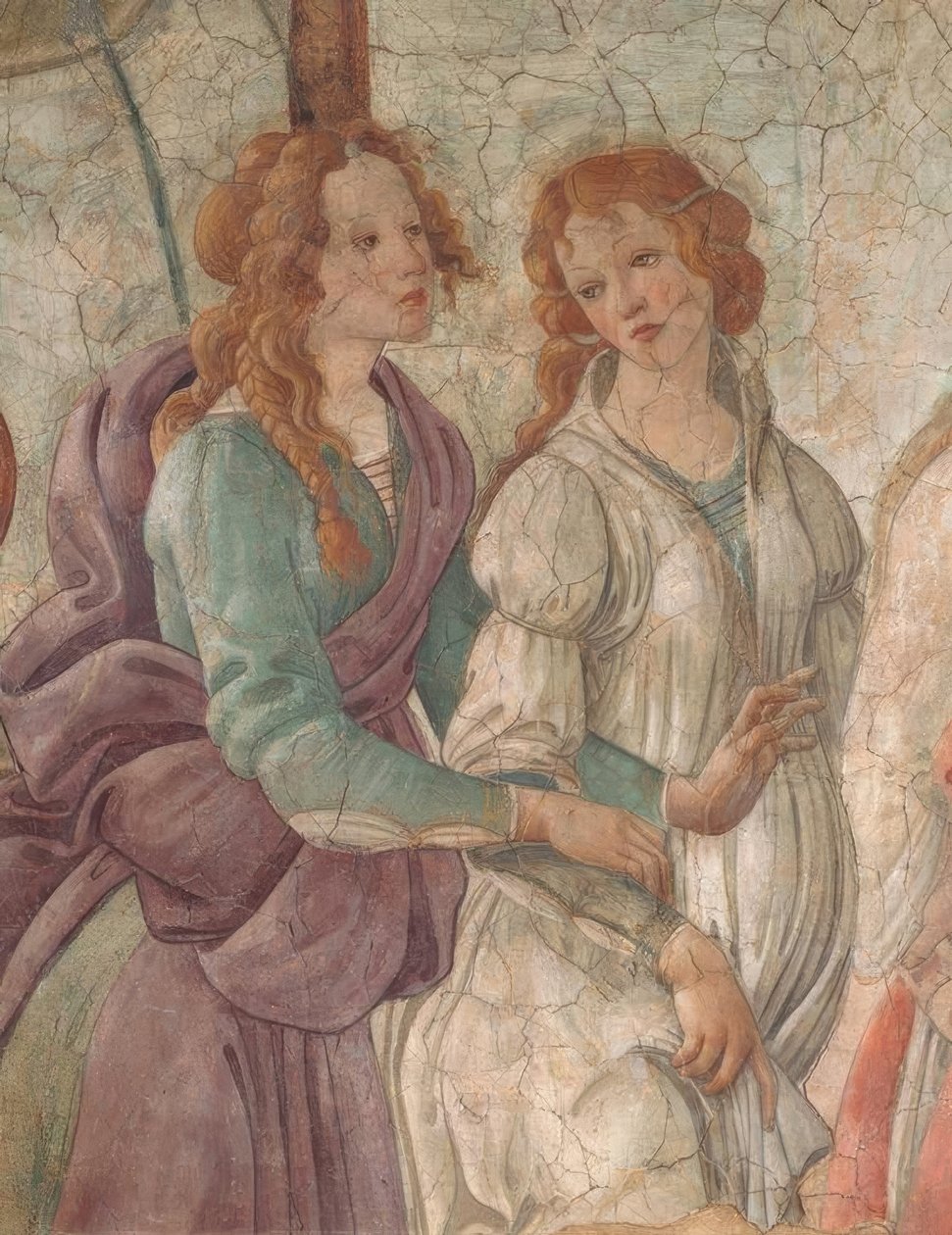 Vénus et les Grâces offrant des cadeaux à une fille, 1480–83 - Sandro Botticelli