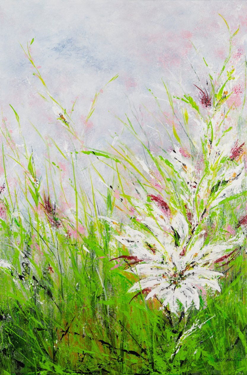 Flora, 2022 (acrylique sur toile) - Sandy Iseli