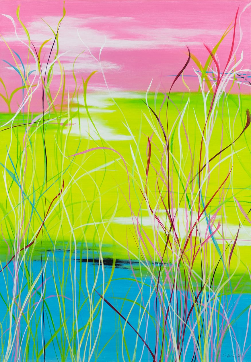 Rhapsodie verte, 2020 (acrylique sur toile) - Sandy Iseli