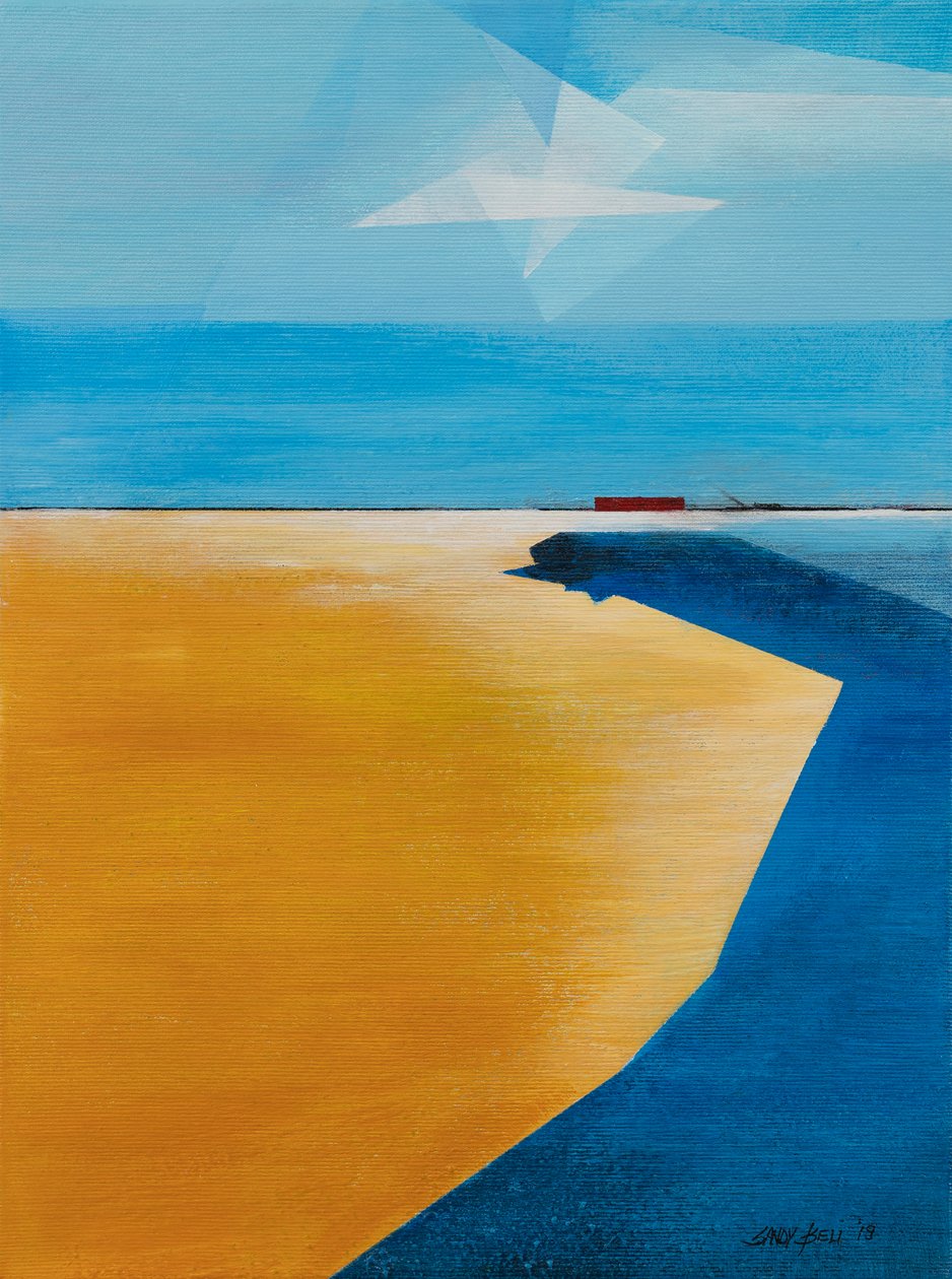 Lagune, 2021 (acrylique sur toile) - Sandy Iseli