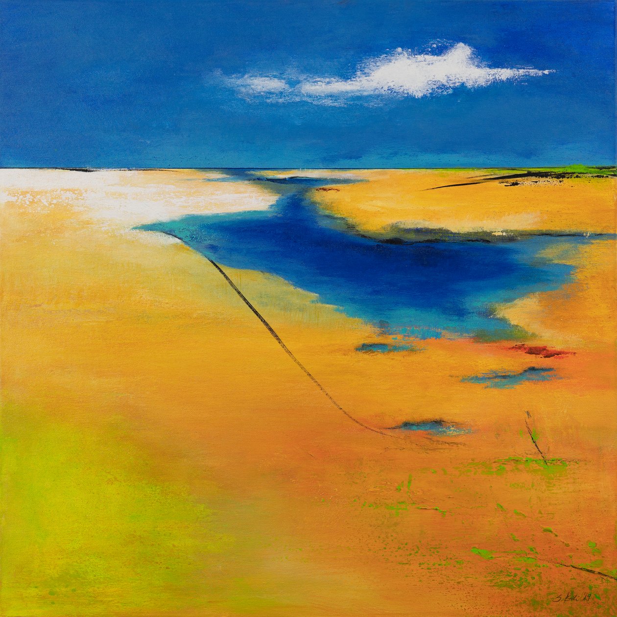 Couleurs vivantes, 2019 (acrylique sur toile) - Sandy Iseli